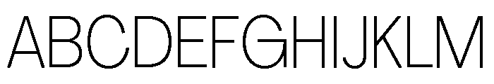 Agrandir Narrow Variable Font UPPERCASE