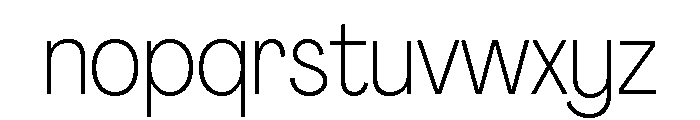 Agrandir Narrow Variable Font LOWERCASE