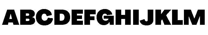 Agrandir Normal Variable 13 Font UPPERCASE