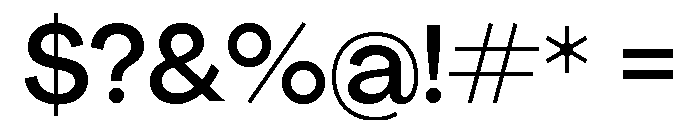 Agrandir Normal Variable 7 Font OTHER CHARS