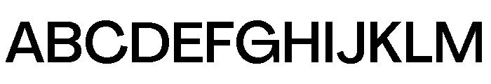 Agrandir Normal Variable 7 Font UPPERCASE
