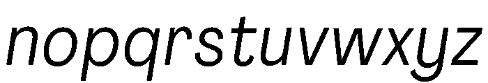 Agrandir Text Variable 2 Font LOWERCASE
