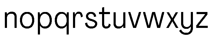 Agrandir Text Variable Font LOWERCASE