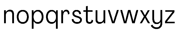 Agrandir Text Font LOWERCASE