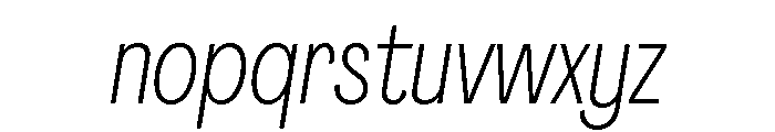 Agrandir Tight Variable 2 Font LOWERCASE