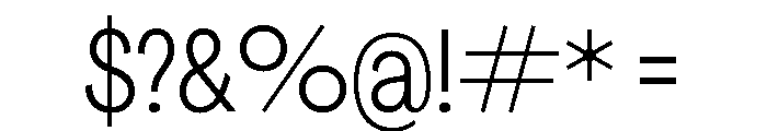 Agrandir Tight Variable 3 Font OTHER CHARS