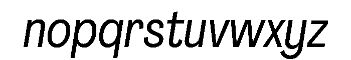 Agrandir Tight Variable 6 Font LOWERCASE