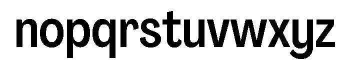 Agrandir Tight Variable 7 Font LOWERCASE