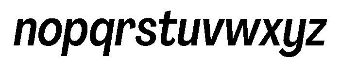 Agrandir Tight Variable 8 Font LOWERCASE