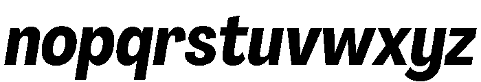 Agrandir Variable 10 Font LOWERCASE
