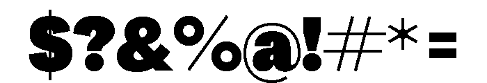 Agrandir Variable 11 Font OTHER CHARS