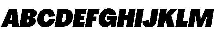 Agrandir Variable 12 Font UPPERCASE