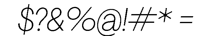 Agrandir Variable 14 Font OTHER CHARS