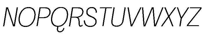 Agrandir Variable 14 Font UPPERCASE