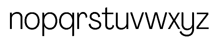 Agrandir Variable 15 Font LOWERCASE