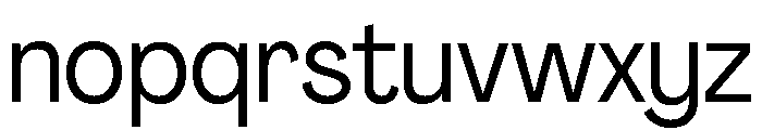 Agrandir Variable 17 Font LOWERCASE