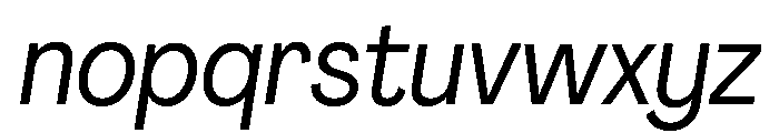 Agrandir Variable 18 Font LOWERCASE