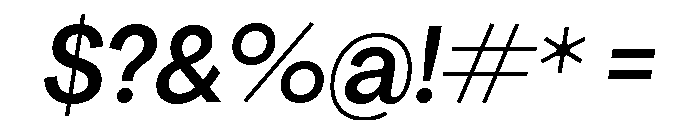 Agrandir Variable 20 Font OTHER CHARS