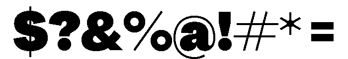 Agrandir Variable 23 Font OTHER CHARS