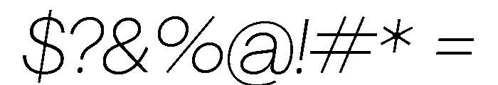 Agrandir Variable 26 Font OTHER CHARS
