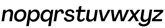 Agrandir Variable 32 Font LOWERCASE