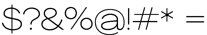 Agrandir Variable 37 Font OTHER CHARS