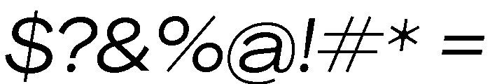 Agrandir Variable 42 Font OTHER CHARS