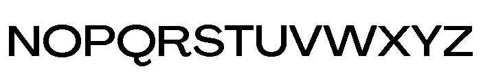 Agrandir Variable 43 Font UPPERCASE