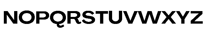 Agrandir Variable 45 Font UPPERCASE
