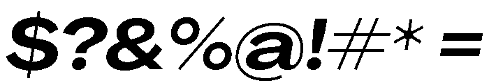 Agrandir Variable 46 Font OTHER CHARS