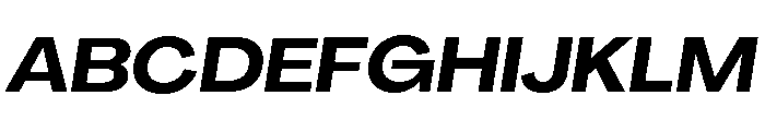 Agrandir Variable 46 Font UPPERCASE