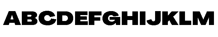 Agrandir Variable 47 Font UPPERCASE