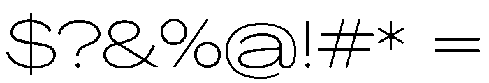 Agrandir Variable 49 Font OTHER CHARS