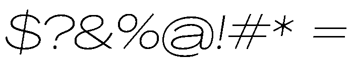 Agrandir Variable 50 Font OTHER CHARS