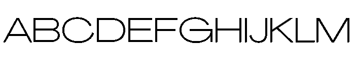 Agrandir Variable 51 Font UPPERCASE
