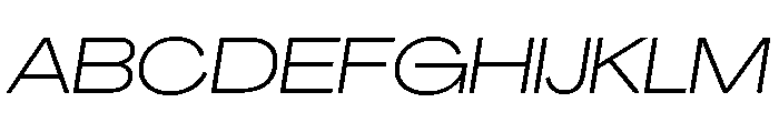 Agrandir Variable 52 Font UPPERCASE