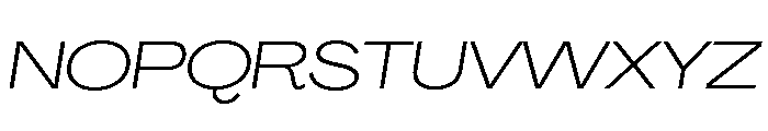 Agrandir Variable 52 Font UPPERCASE