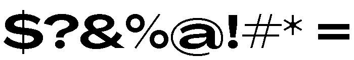 Agrandir Variable 57 Font OTHER CHARS