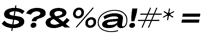 Agrandir Variable 58 Font OTHER CHARS