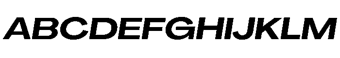 Agrandir Variable 58 Font UPPERCASE
