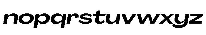 Agrandir Variable 58 Font LOWERCASE
