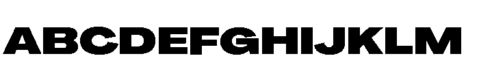 Agrandir Variable 59 Font UPPERCASE