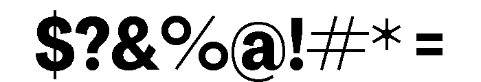 Agrandir Variable 9 Font OTHER CHARS