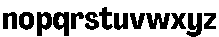 Agrandir Variable 9 Font LOWERCASE