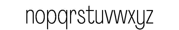 Agrandir Variable Font LOWERCASE