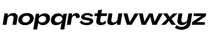 Agrandir Wide Variable 10 Font LOWERCASE
