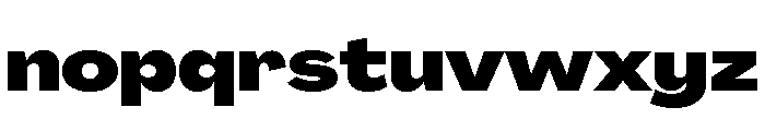 Agrandir Wide Variable 13 Font LOWERCASE