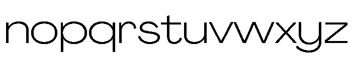 Agrandir Wide Variable 3 Font LOWERCASE