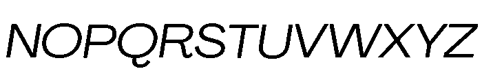 Agrandir Wide Variable 6 Font UPPERCASE