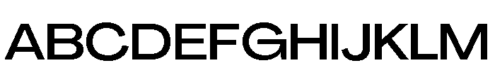 Agrandir Wide Variable 7 Font UPPERCASE